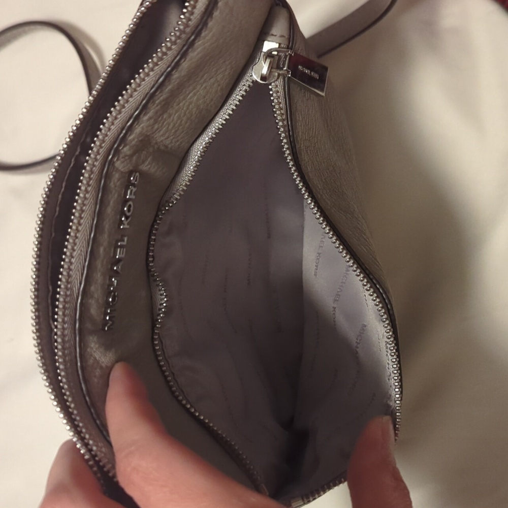 Michael Kors Gray Crossbody Bag - Picture 6 of 9